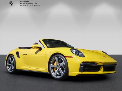 Racing Yellow 2023 Porsche 911 Turbo S