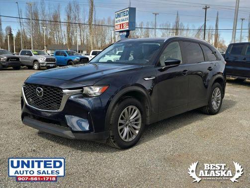 Deep Crystal Blue Mica 2025 Mazda CX-90 SE