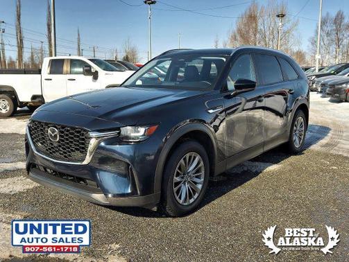 Deep Crystal Blue Mica 2025 Mazda CX-90 SE