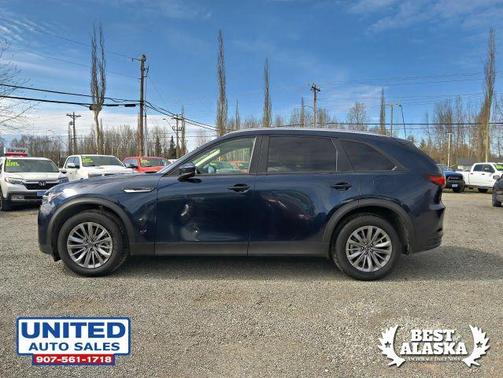 Deep Crystal Blue Mica 2025 Mazda CX-90 SE