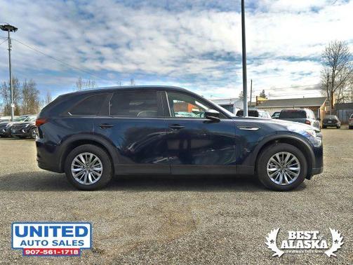 Deep Crystal Blue Mica 2025 Mazda CX-90 SE