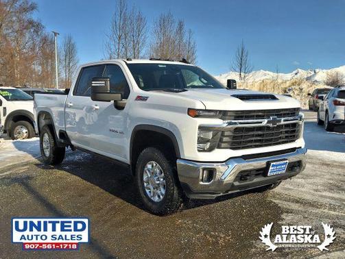 White 2024 Chevrolet Silverado 3500 LT
