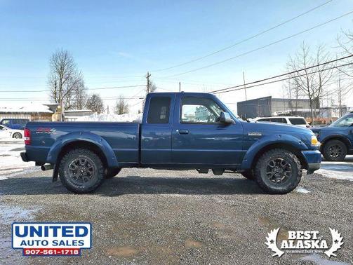 Blue 2011 Ford Ranger XLT