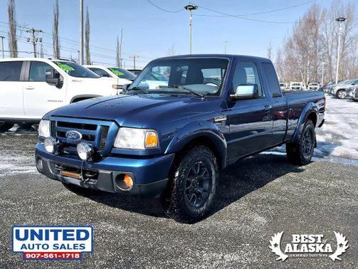 Blue 2011 Ford Ranger XLT