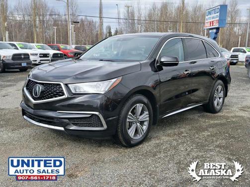 Black 2020 Acura MDX 3.5L