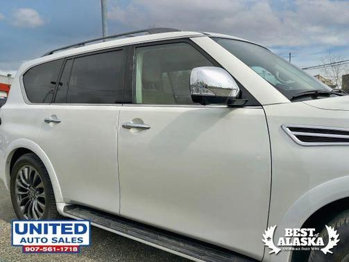White 2024 Nissan Armada Platinum