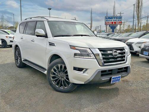 White 2024 Nissan Armada Platinum