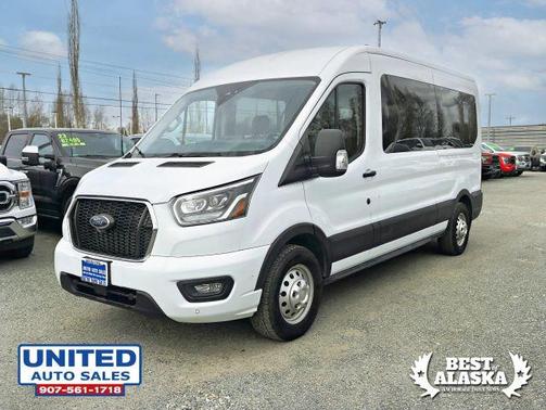 White 2023 Ford Transit-350 XLT