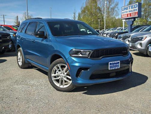 Blue 2025 Dodge Durango GT
