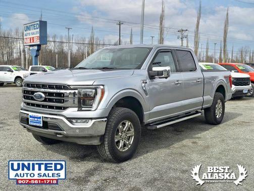 Silver 2022 Ford F-150 Lariat