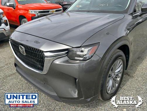 Machine Gray Metallic 2024 Mazda CX-90 3.3 Turbo Preferred Plus