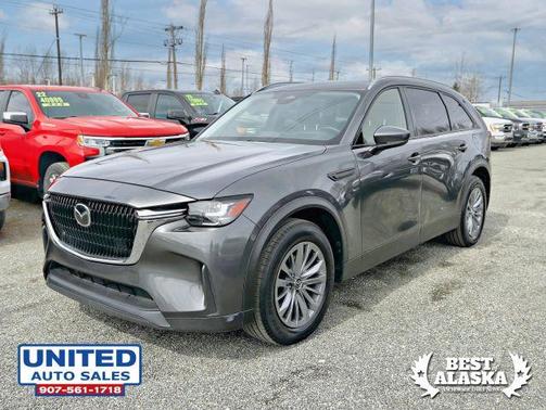 Machine Gray Metallic 2024 Mazda CX-90 3.3 Turbo Preferred Plus
