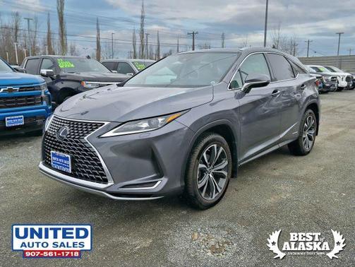 Gray 2020 Lexus RX 450h Base