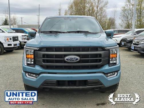 Blue 2023 Ford F-150 Lariat