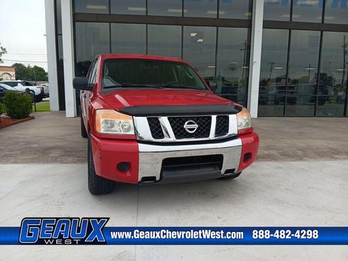 Red Alert Metallic 2010 Nissan Titan SE