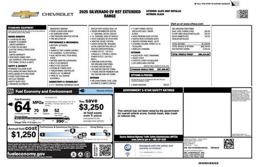 2025 Chevrolet Silverado EV RST