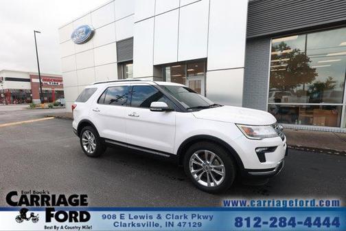 White 2019 Ford Explorer Limited
