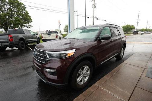 Jewel Red Metallic 2023 Ford Explorer XLT