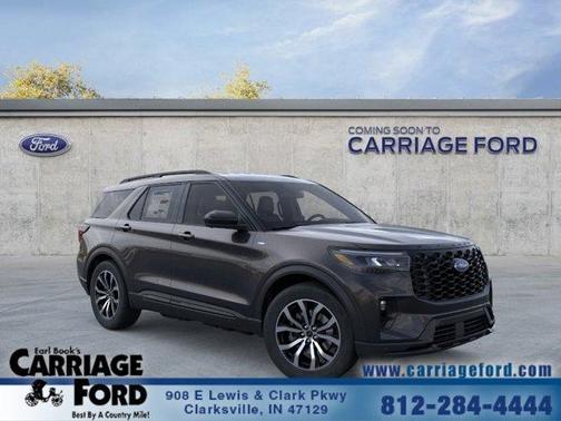 Agate Black Metallic 2026 Ford Explorer ST-Line