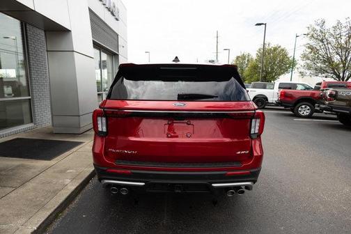 Rapid Red Metallic Tinted Clearcoat 2025 Ford Explorer Platinum