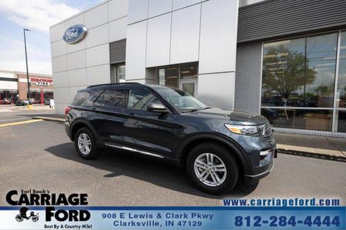 Stone Blue Metallic 2023 Ford Explorer XLT