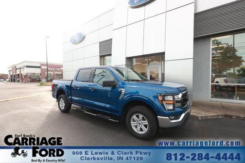 Blue 2023 Ford F-150 XLT
