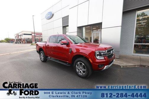 Ruby Red Metallic Tinted Clearcoat 2025 Ford Ranger Lariat