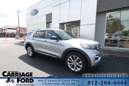 Silver 2021 Ford Explorer Platinum