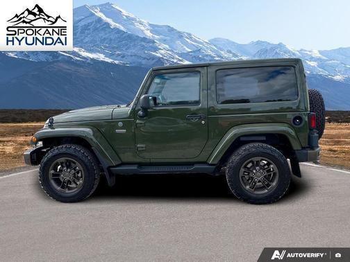 Sarge Green 2016 Jeep Wrangler 75th Anniversary