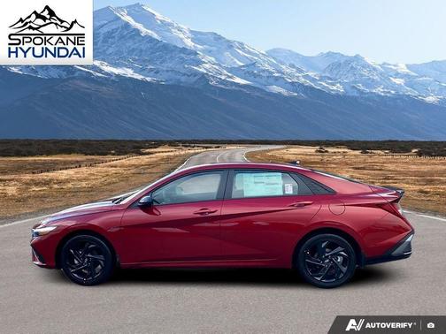Ultimate Red 2026 Hyundai ELANTRA HEV SEL Sport