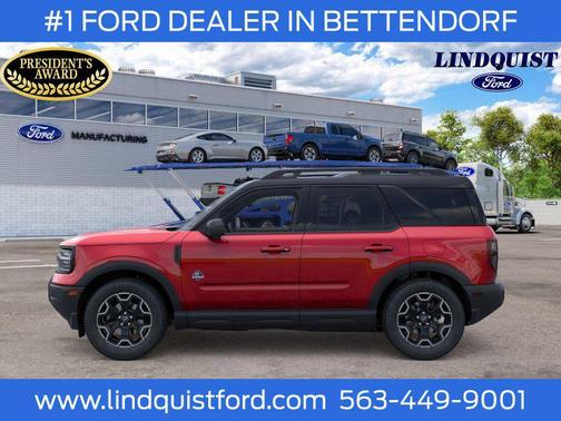 Ruby Red Metallic Tinted Clearcoat 2026 Ford Bronco Sport Outer Banks