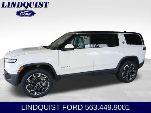 Glacier White 2023 Rivian R1S Adventure