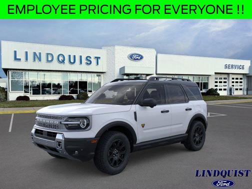 SPACE WHITE METALLIC 2026 Ford Bronco Sport Badlands