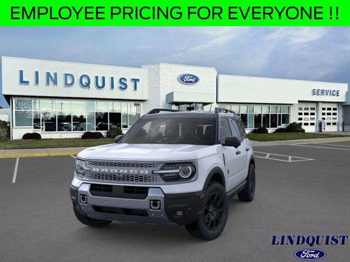 SPACE WHITE METALLIC 2026 Ford Bronco Sport Badlands