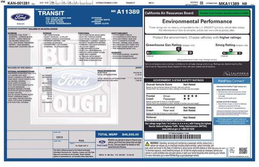 OXFORD WHITE 2021 Ford Transit-250 Base