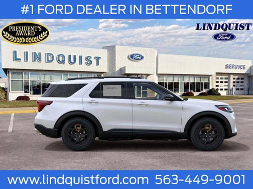 Star White Metallic Tri-Coat 2027 Ford Explorer Tremor
