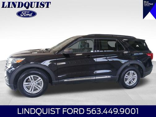 AGATE BLACK METALLIC 2024 Ford Explorer XLT