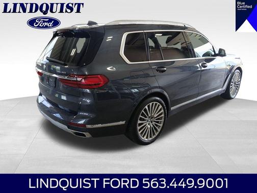 Arctic Gray Metallic 2019 BMW X7 xDrive50i