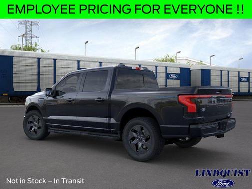 AGATE BLACK METALLIC 2025 Ford F-150 Lightning LARIAT