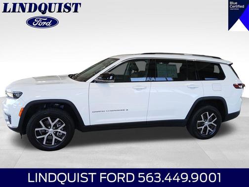 Bright White Clearcoat 2023 Jeep Grand Cherokee L Limited