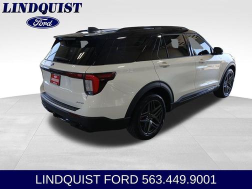 STAR WHITE MET TRI-COAT 2025 Ford Explorer ST-Line