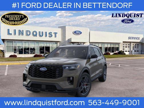 Marsh Gray 2026 Ford Explorer ST-Line