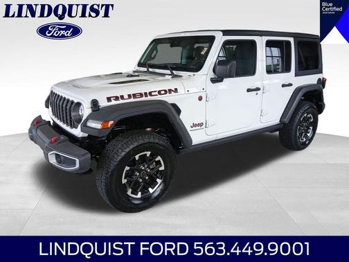 Bright White Clearcoat 2024 Jeep Wrangler Rubicon