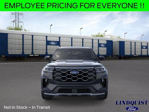 AGATE BLACK METALLIC 2026 Ford Explorer Platinum
