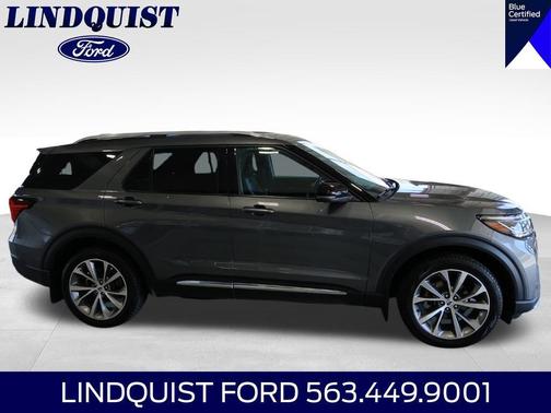 CARBONIZED GRAY METALLIC 2025 Ford Explorer Platinum