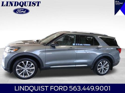 CARBONIZED GRAY METALLIC 2025 Ford Explorer Platinum