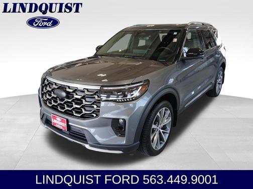 CARBONIZED GRAY METALLIC 2025 Ford Explorer Platinum