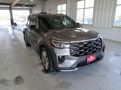 CARBONIZED GRAY METALLIC 2025 Ford Explorer Platinum