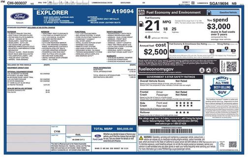 2025 Ford Explorer Platinum