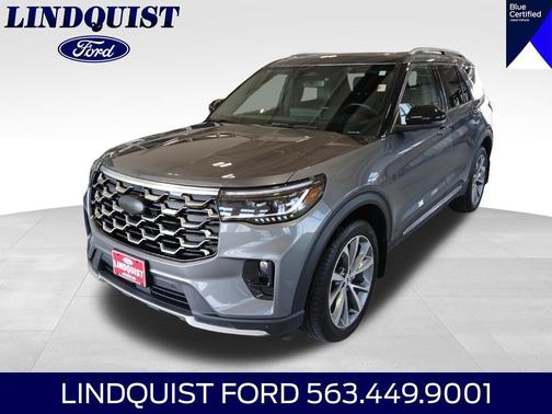 CARBONIZED GRAY METALLIC 2025 Ford Explorer Platinum